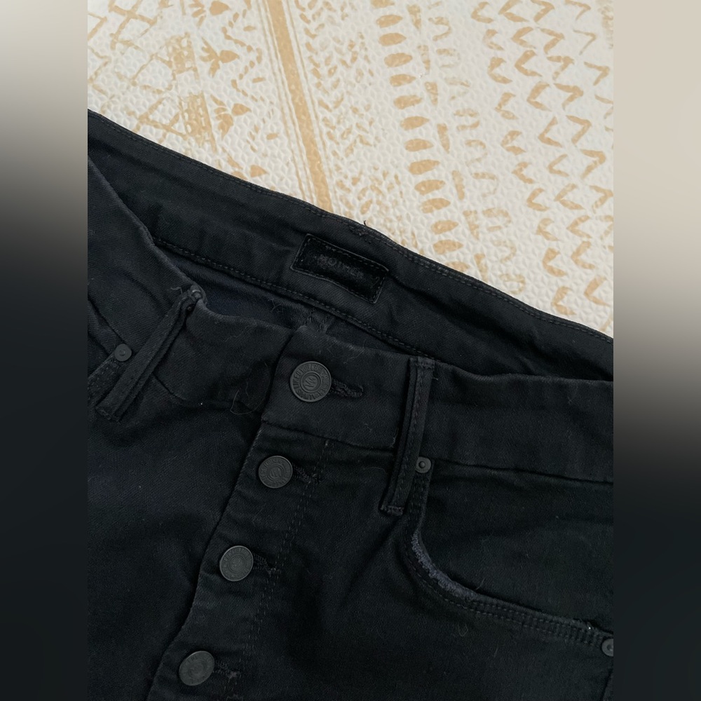 Mother Pixie ‘Not Guilty’ Button Fly Skinny Jeans - image 5